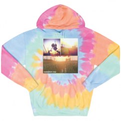 Unisex Tie-Dye Fleece Hoodie