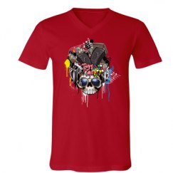 Unisex V-Neck Jersey Tee