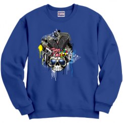 Unisex Film and Foil Crewneck Sweatshirt