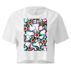 Ladies Festival Cali Crop Top Tee