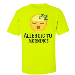 Unisex Ultra Cotton Safety Neon Crewneck Tee