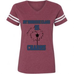 Ladies Relaxed Fit Vintage Sports Tee