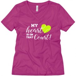 Ladies Relaxed Fit V-Neck Tee