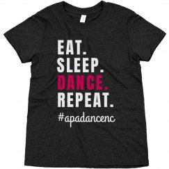 Ladies Eat Sleep Dance T APA