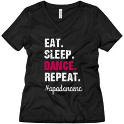 Ladies Relaxed Fit V-Neck Tee