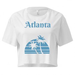 Ladies Festival Cali Crop Top Tee