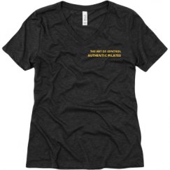 Ladies Relaxed Fit Super Soft Triblend V-Neck Tee