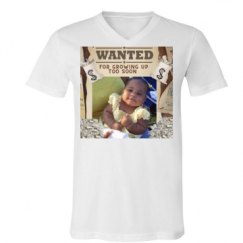 Unisex V-Neck Jersey Tee