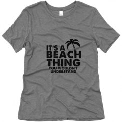 Ladies Relaxed Fit Super Soft Triblend Tee