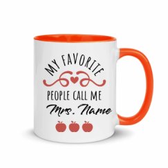 11oz Ceramic Mug with Color Inside