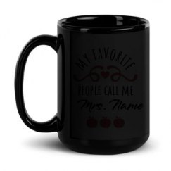 15oz Black Glossy Mug