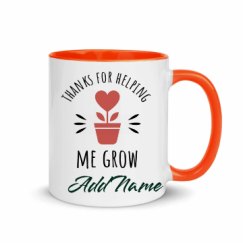 11oz Ceramic Mug with Color Inside