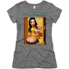 Ladies Slim Fit Super Soft Triblend Tee