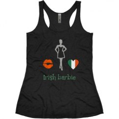 Ladies Slim Fit Super Soft Racerback Triblend Tank