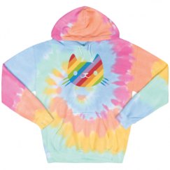 Unisex Tie-Dye Fleece Hoodie