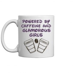 Glamorous girls and coffee