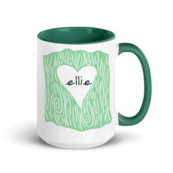 15oz Ceramic Mug with Color Inside