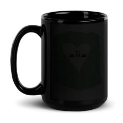 15oz Black Glossy Mug
