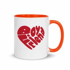 11oz Ceramic Mug with Color Inside