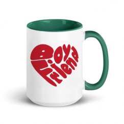 15oz Ceramic Mug with Color Inside