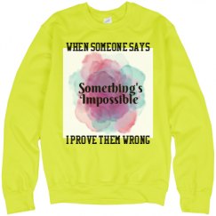 Unisex Neon Crewneck Sweatshirt