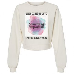 Women's Raglan Pullover Fleece