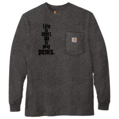 Unisex Carhartt Pocket Long Sleeve Tee