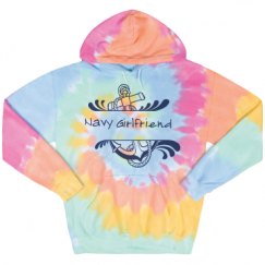 Unisex Tie-Dye Fleece Hoodie