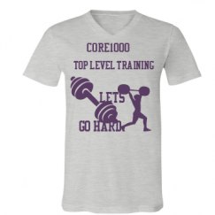 Unisex V-Neck Jersey Tee