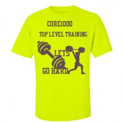 Unisex Ultra Cotton Safety Neon Crewneck Tee