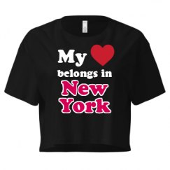 Ladies Festival Cali Crop Top Tee