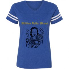 Ladies Relaxed Fit Vintage Sports Tee