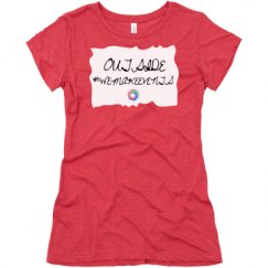Ladies Slim Fit Super Soft Triblend Tee