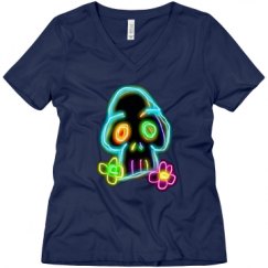 Ladies Relaxed Fit V-Neck Tee