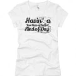 Ladies Slim Fit Basic Promo Jersey Tee