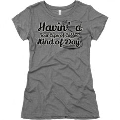 Ladies Slim Fit Super Soft Triblend Tee