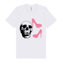 Skull heels shirt