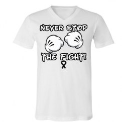 Unisex V-Neck Jersey Tee