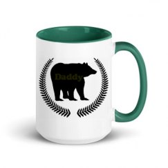 15oz Ceramic Mug with Color Inside