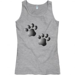 Cute Dog Cat Paw Prints Pattern