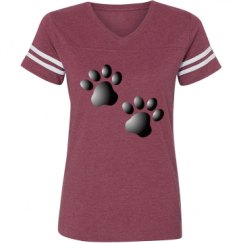 Ladies Relaxed Fit Vintage Sports Tee