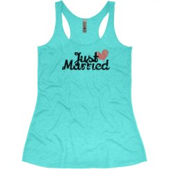 Ladies Slim Fit Super Soft Racerback Triblend Tank