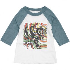 Toddler 3/4 Sleeve Raglan Tee