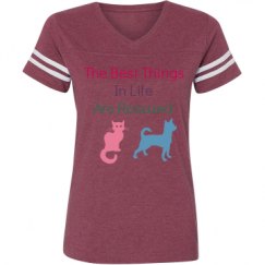 Ladies Relaxed Fit Vintage Sports Tee