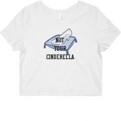 Ladies Slim Fit Crop Top Tee