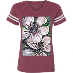 Ladies Relaxed Fit Vintage Sports Tee