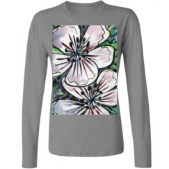 Ladies Relaxed Fit Basic Long Sleeve Tee