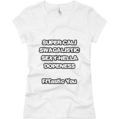 Ladies Slim Fit Basic Promo Jersey Tee