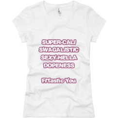Ladies Slim Fit Basic Promo Jersey Tee
