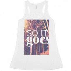 Ladies Flowy Racerback Tank